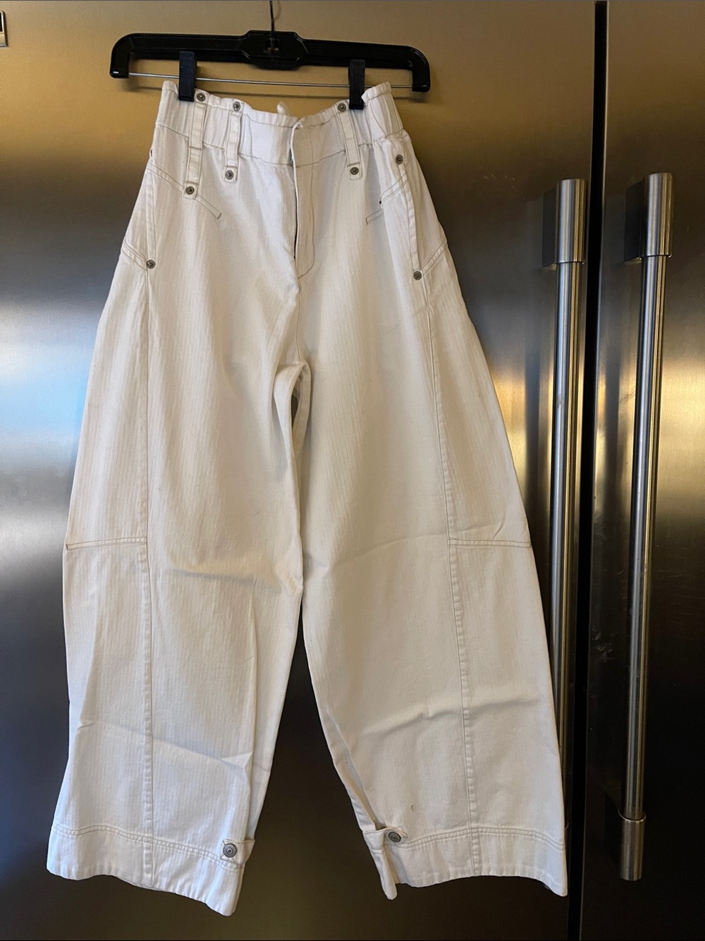 Free People white trousers XS